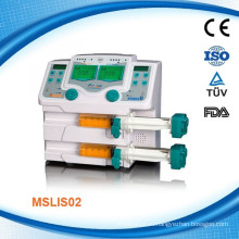 MSLIS02W Высокое атмосферное давление Медицинский инфузионный шприцевой насос с двухканальной инфузией